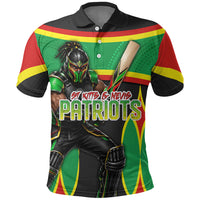 Personalized St Kitts And Nevis Patriots Polo Shirt Caribbean Cricket Player Graphic Art
