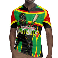 Personalized St Kitts And Nevis Patriots Rugby Jersey Caribbean Cricket Player Graphic Art