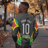 Personalized St Kitts And Nevis Patriots Sweatshirt Caribbean Cricket Player Graphic Art