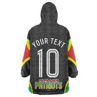 Personalized St Kitts And Nevis Patriots Wearable Blanket Hoodie Caribbean Cricket Player Graphic Art