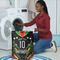 Personalized St Kitts And Nevis Patriots Cricket Laundry Basket Dynamic Player Celebration Team Pride