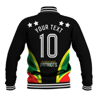 Personalized St Kitts And Nevis Patriots Cricket Baseball Jacket Dynamic Player Celebration Team Pride