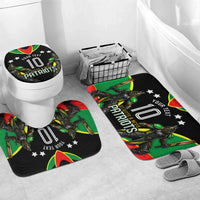 Personalized St Kitts And Nevis Patriots Cricket Bathroom Set Dynamic Player Celebration Team Pride