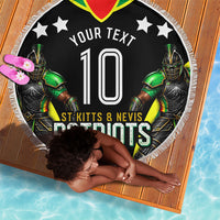 Personalized St Kitts And Nevis Patriots Cricket Beach Blanket Dynamic Player Celebration Team Pride