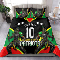 Personalized St Kitts And Nevis Patriots Cricket Bedding Set Dynamic Player Celebration Team Pride