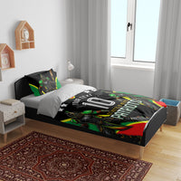 Personalized St Kitts And Nevis Patriots Cricket Bedding Set Dynamic Player Celebration Team Pride
