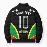 Personalized St Kitts And Nevis Patriots Cricket Bomber Puffer Jacket Dynamic Player Celebration Team Pride