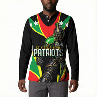 Personalized St Kitts And Nevis Patriots Cricket Button Sweatshirt Dynamic Player Celebration Team Pride