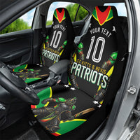 Personalized St Kitts And Nevis Patriots Cricket Car Seat Cover Dynamic Player Celebration Team Pride