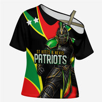 Personalized St Kitts And Nevis Patriots Cricket Cross Shoulder Shirt Dynamic Player Celebration Team Pride