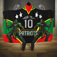 Personalized St Kitts And Nevis Patriots Cricket Hooded Blanket Dynamic Player Celebration Team Pride
