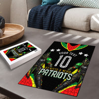 Personalized St Kitts And Nevis Patriots Cricket Puzzle Dynamic Player Celebration Team Pride