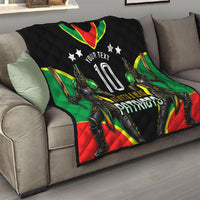 Personalized St Kitts And Nevis Patriots Cricket Quilt Dynamic Player Celebration Team Pride