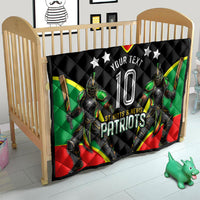 Personalized St Kitts And Nevis Patriots Cricket Quilt Dynamic Player Celebration Team Pride