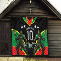 Personalized St Kitts And Nevis Patriots Cricket Quilt Dynamic Player Celebration Team Pride