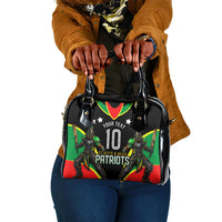 Personalized St Kitts And Nevis Patriots Cricket Shoulder Handbag Dynamic Player Celebration Team Pride