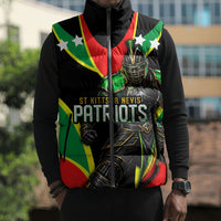 Personalized St Kitts And Nevis Patriots Cricket Sleeveless Puffer Jacket Dynamic Player Celebration Team Pride