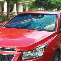 Montserrat Auto Sun Shade with Sea Turtle Illustration Blue Underwater Ocean Design - Wonder Print Shop