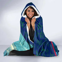 Montserrat Hooded Blanket with Sea Turtle Illustration Blue Underwater Ocean Design - Wonder Print Shop