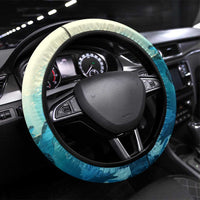 Montserrat Steering Wheel Cover with Sea Turtle Illustration Blue Underwater Ocean Design - Wonder Print Shop