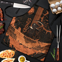 Cronus Lord Of Golden Age Apron Titan King Cronus Scythe Greek Key Art