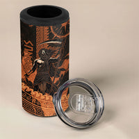 Cronus Lord Of Golden Age 4 in 1 Can Cooler Tumbler Titan King Cronus Scythe Greek Key Art