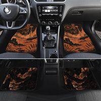 Cronus Lord Of Golden Age Car Mats Titan King Cronus Scythe Greek Key Art