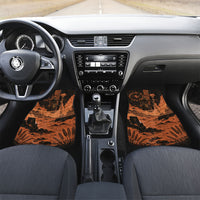 Cronus Lord Of Golden Age Car Mats Titan King Cronus Scythe Greek Key Art