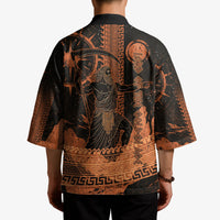 Cronus Lord Of Golden Age Kimono Titan King Cronus Scythe Greek Key Art
