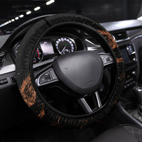 Cronus Lord Of Golden Age Steering Wheel Cover Titan King Cronus Scythe Greek Key Art