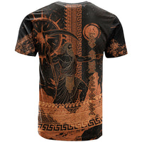 Cronus Lord Of Golden Age T Shirt Titan King Cronus Scythe Greek Key Art
