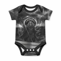 Cronus Father Of Gods Greek Baby Onesie Titan Leader Cronus Scythe Greek Key Art