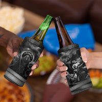 Cronus Father Of Gods Greek 4 in 1 Can Cooler Tumbler Titan Leader Cronus Scythe Greek Key Art