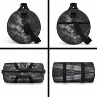 Cronus Father Of Gods Greek Duffle Bag Titan Leader Cronus Scythe Greek Key Art