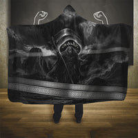 Cronus Father Of Gods Greek Hooded Blanket Titan Leader Cronus Scythe Greek Key Art