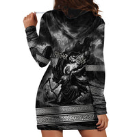 Cronus Father Of Gods Greek Hoodie Dress Titan Leader Cronus Scythe Greek Key Art
