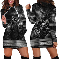 Cronus Father Of Gods Greek Hoodie Dress Titan Leader Cronus Scythe Greek Key Art