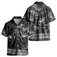 Cronus Father Of Gods Greek Kid Hawaiian Shirt Titan Leader Cronus Scythe Greek Key Art