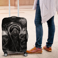 Cronus Father Of Gods Greek Luggage Cover Titan Leader Cronus Scythe Greek Key Art