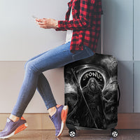 Cronus Father Of Gods Greek Luggage Cover Titan Leader Cronus Scythe Greek Key Art