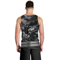Cronus Father Of Gods Greek Men Tank Top Titan Leader Cronus Scythe Greek Key Art