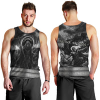 Cronus Father Of Gods Greek Men Tank Top Titan Leader Cronus Scythe Greek Key Art