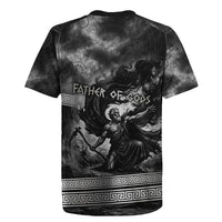Cronus Father Of Gods Greek Rugby Jersey Titan Leader Cronus Scythe Greek Key Art