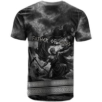 Cronus Father Of Gods Greek T Shirt Titan Leader Cronus Scythe Greek Key Art