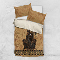 Rhea Mother Who Defied Destiny Bedding Set Titaness Rhea Lions Greek Key Pottery Art