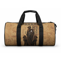 Rhea Mother Who Defied Destiny Duffle Bag Titaness Rhea Lions Greek Key Pottery Art