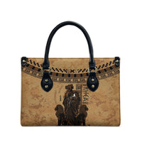 Rhea Mother Who Defied Destiny Leather Bag Titaness Rhea Lions Greek Key Pottery Art