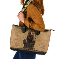 Rhea Mother Who Defied Destiny Leather Tote Bag Titaness Rhea Lions Greek Key Pottery Art