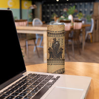 Rhea Mother Who Defied Destiny Skinny Tumbler Titaness Rhea Lions Greek Key Pottery Art
