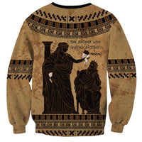 Rhea Mother Who Defied Destiny Sweatshirt Titaness Rhea Lions Greek Key Pottery Art